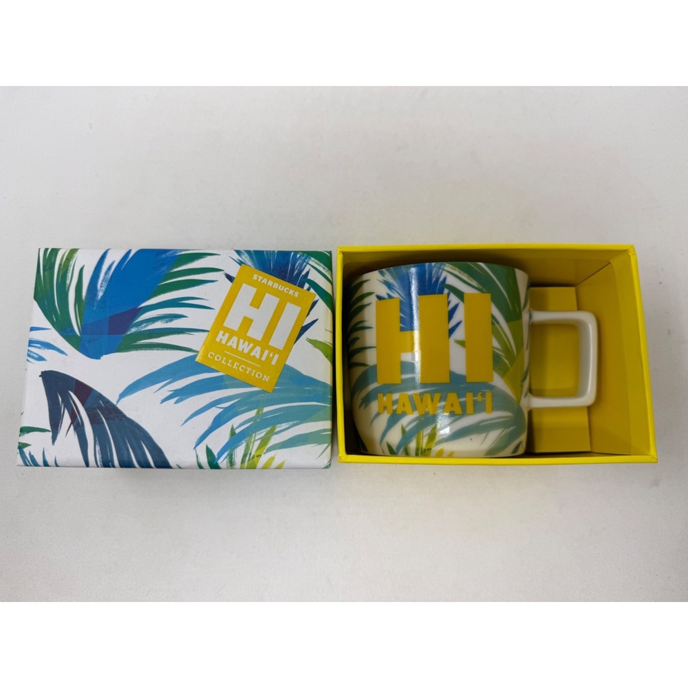 Starbucks HI HAWAI'I Mug 2016 14oz Hawaii with Box